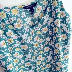 Floral banana republic tank top blouse